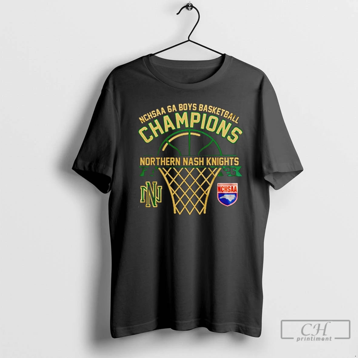Classic Northern Nash Knights 2026 Nchsaa 6a Boys Basketball State Champions
