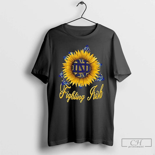 Classic Notre Dame Fighting Irish X Sunflower Graphic T-Shirts, Hoodie, Sweatshirt | WearSparks.com