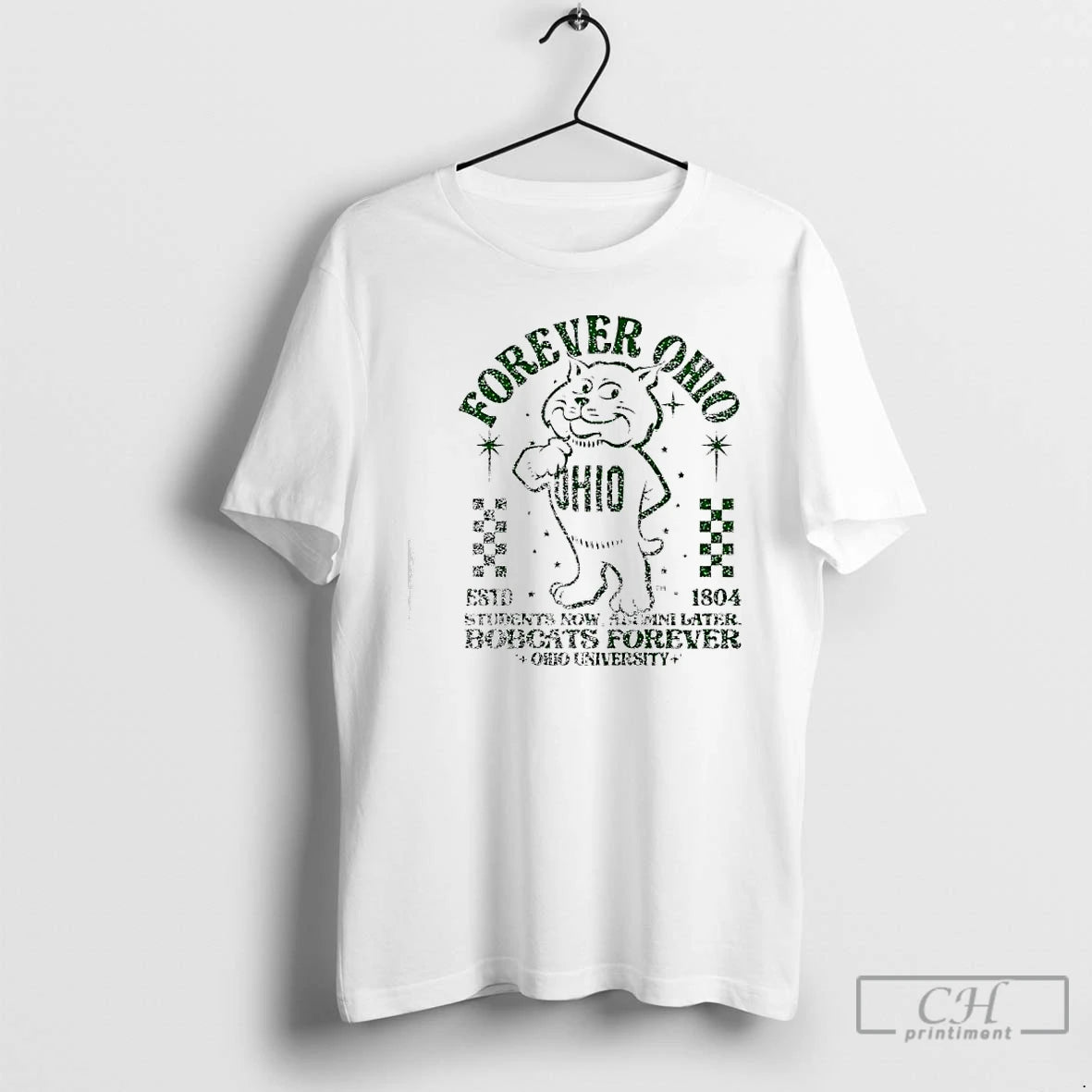 Classic Ohio Bobcats Rufus Forever Ohio Estd 1804 Students Now Amimni Later Bobcats Forever T-Shirts, Hoodie, Sweatshirt