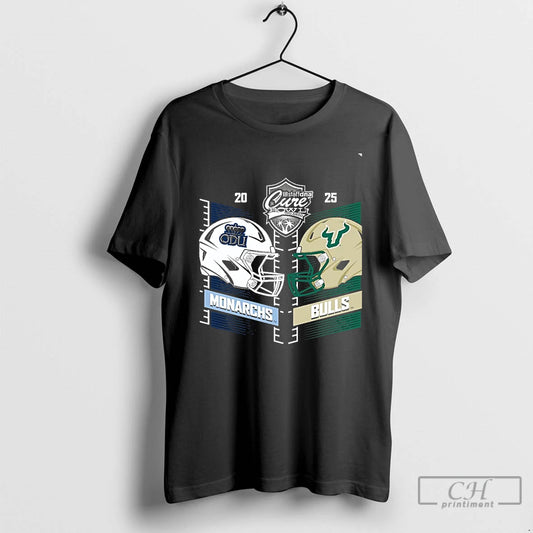 Classic Old Dominion Monarchs Vs South Florida Bulls 2025 Cure Bowl Head To Head Chriast T-Shirts, Hoodie, Sweatshirt