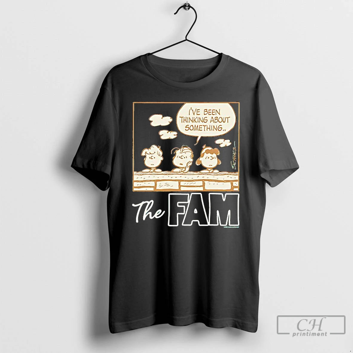 Classic Peanuts The Fam Ive Been Thinking About Something T-Shirts, Hoodie, Sweatshirt | WearSparks.com