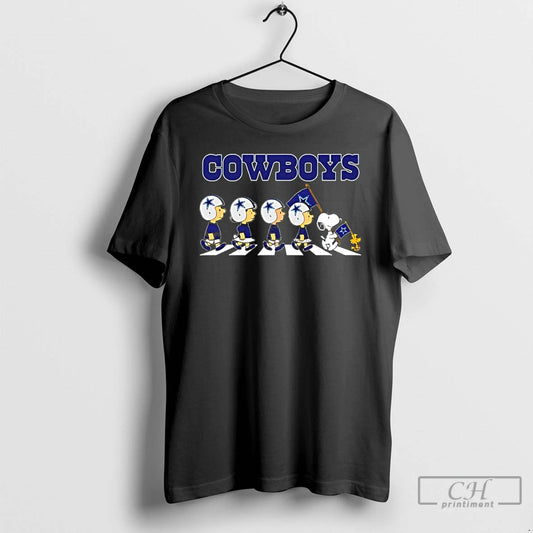 Classic Peanuts X Dallas Cowboys Football Flag Walking T-Shirts, Hoodie, Sweatshirt | WearSparks.com