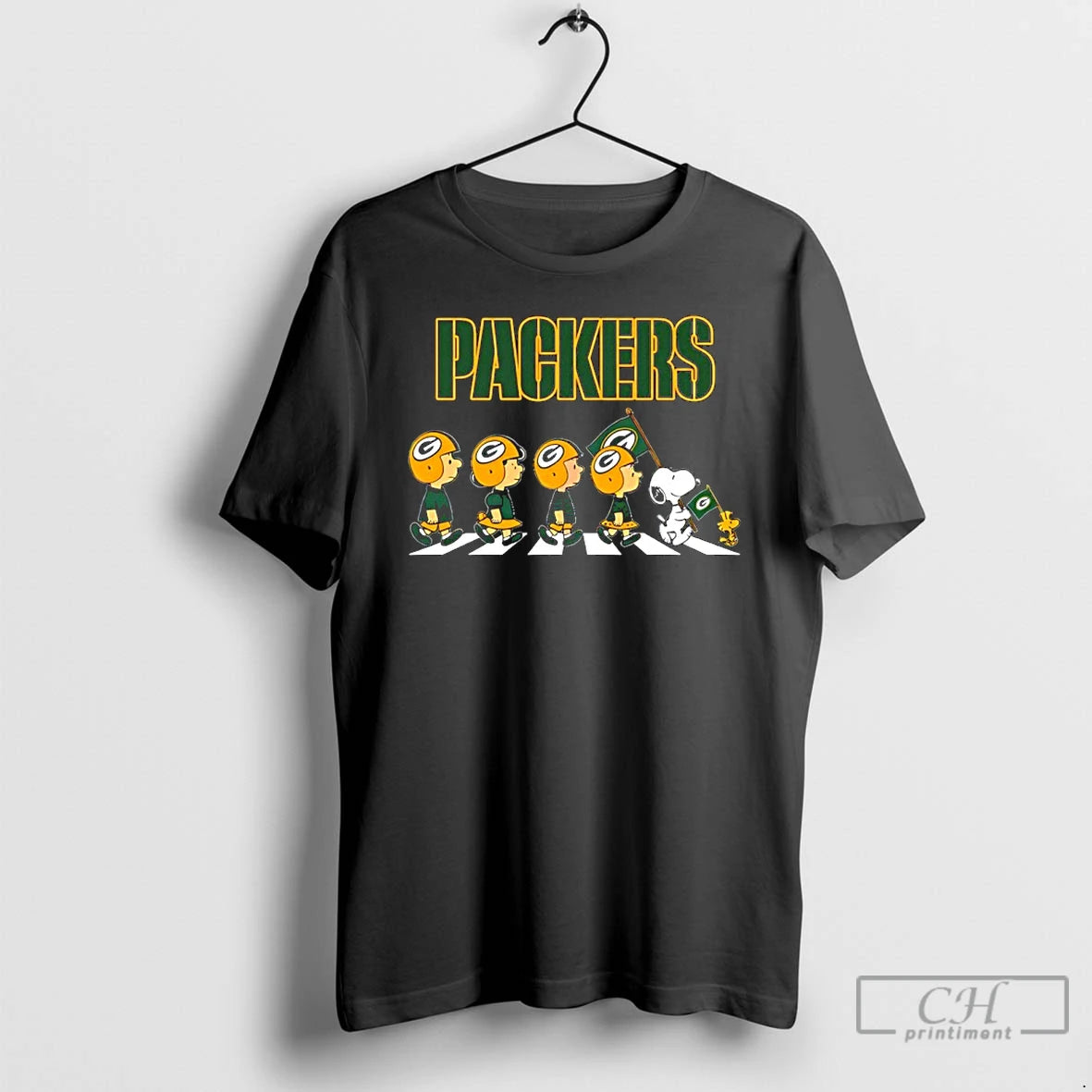 Classic Peanuts X Green Bay Packers Football Flag Walking T-Shirts, Hoodie, Sweatshirt | WearSparks.com
