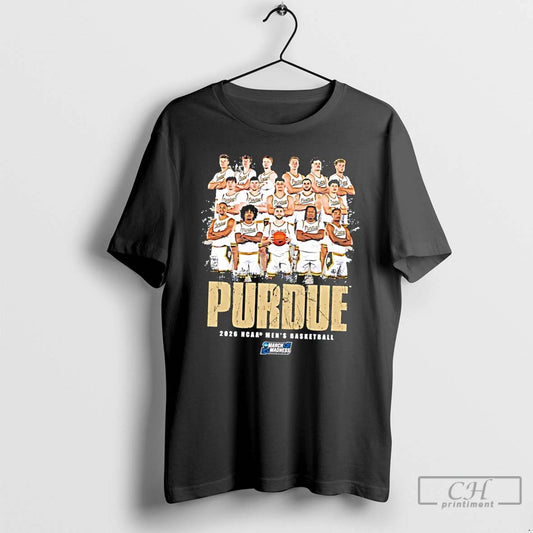 Classic Purdue Boilermakers 2026 Ncaa March Madness Mens Basketball Team Signature