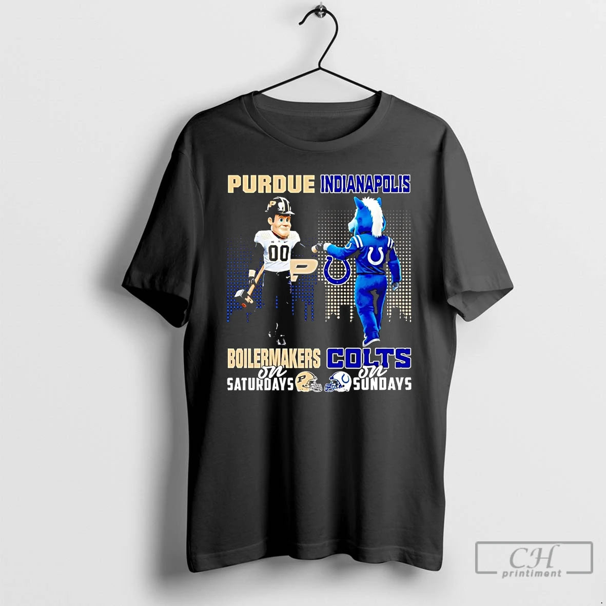 Classic Purdue Boilermakers On Saturdays Indianapolis Colts On Sundays Mascot T-Shirts, Hoodie, Sweatshirt | WearSparks.com