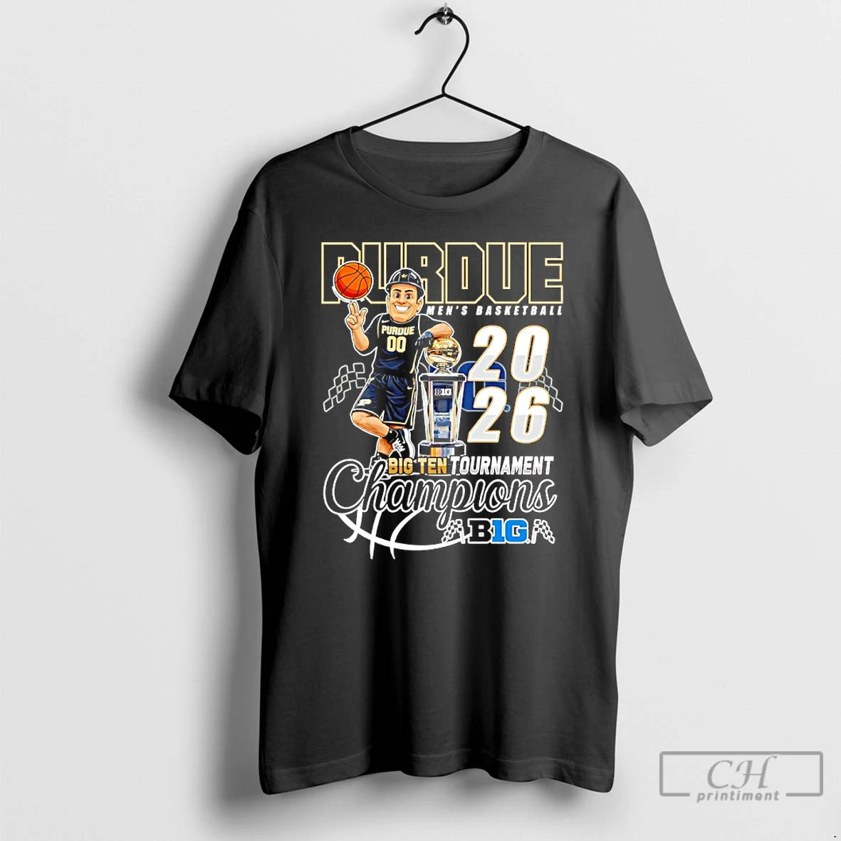 Classic Purdue Mens Basketball 2026 Big Ten Tournament Champions Mascot