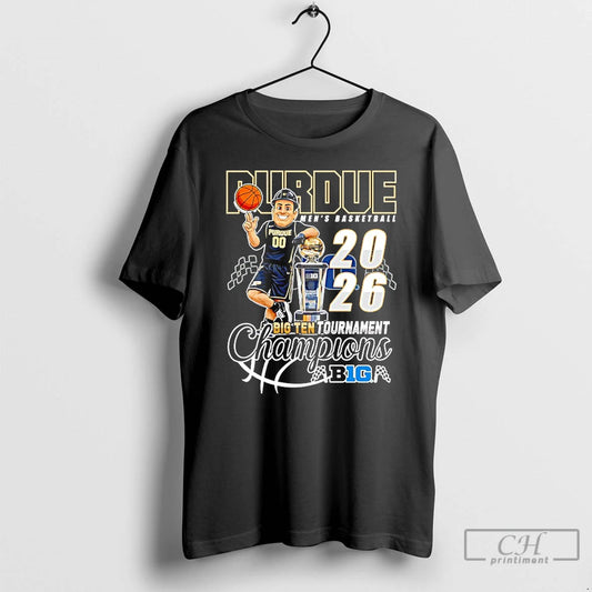 Classic Purdue Mens Basketball 2026 Big Ten Tournament Champions Mascot