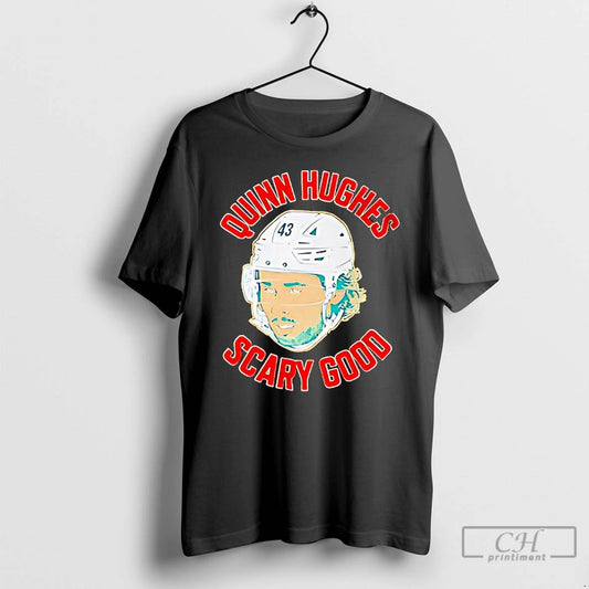 Classic Quinn Hughes Scary Good Hockey 43 Head