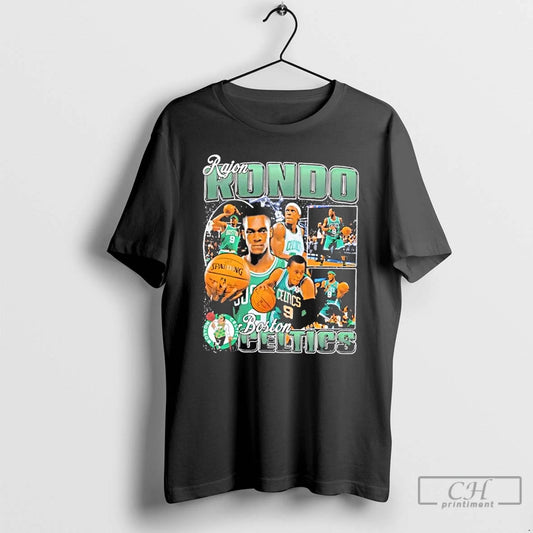 Classic Rajon Rondo Boston Celtics Basketball Vintage Graphic T-Shirts, Hoodie, Sweatshirt | WearSparks.com