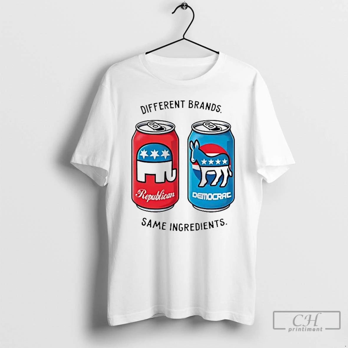 Classic Republican Vs Democrat Different Brands Same Ingredients