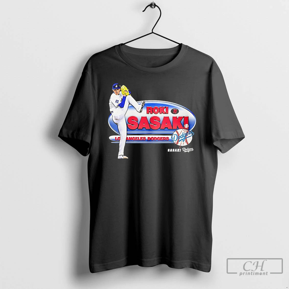 Classic Roki Sasaki Starting Pitcher Los Angeles Dodgers T-Shirts, Hoodie, Sweatshirt | WearSparks.com