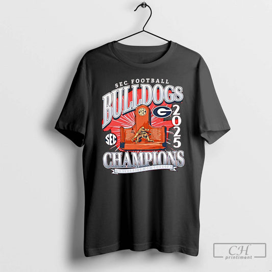 Classic Sec Football Georgia Bulldogs 2025 Conference Champions T-Shirts, Hoodie, Sweatshirt | WearSparks.com