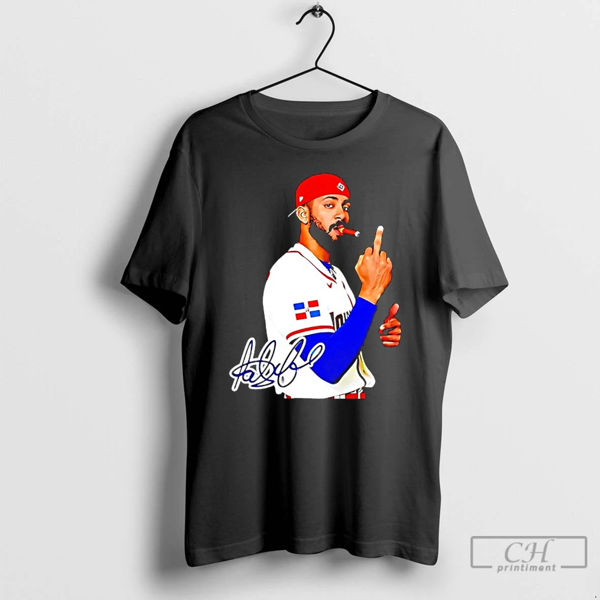 Classic San Diego Padres Fernando Tatis Jr Smoking And Middle Finger Signature T Shirts Sweater