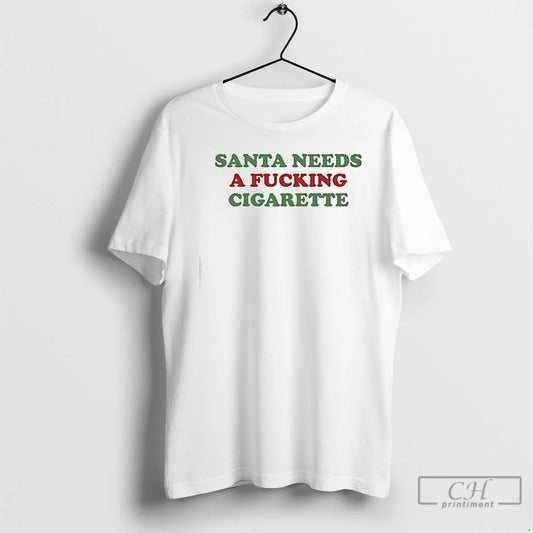 Classic Santa Needs A Fucking Cigarette T-Shirts, Hoodie, Sweatshirt | WearSparks.com
