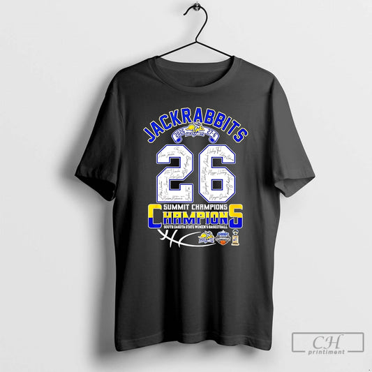 Classic Sdsu Jackrabbits Summit Champs 27 6 Score Signatures