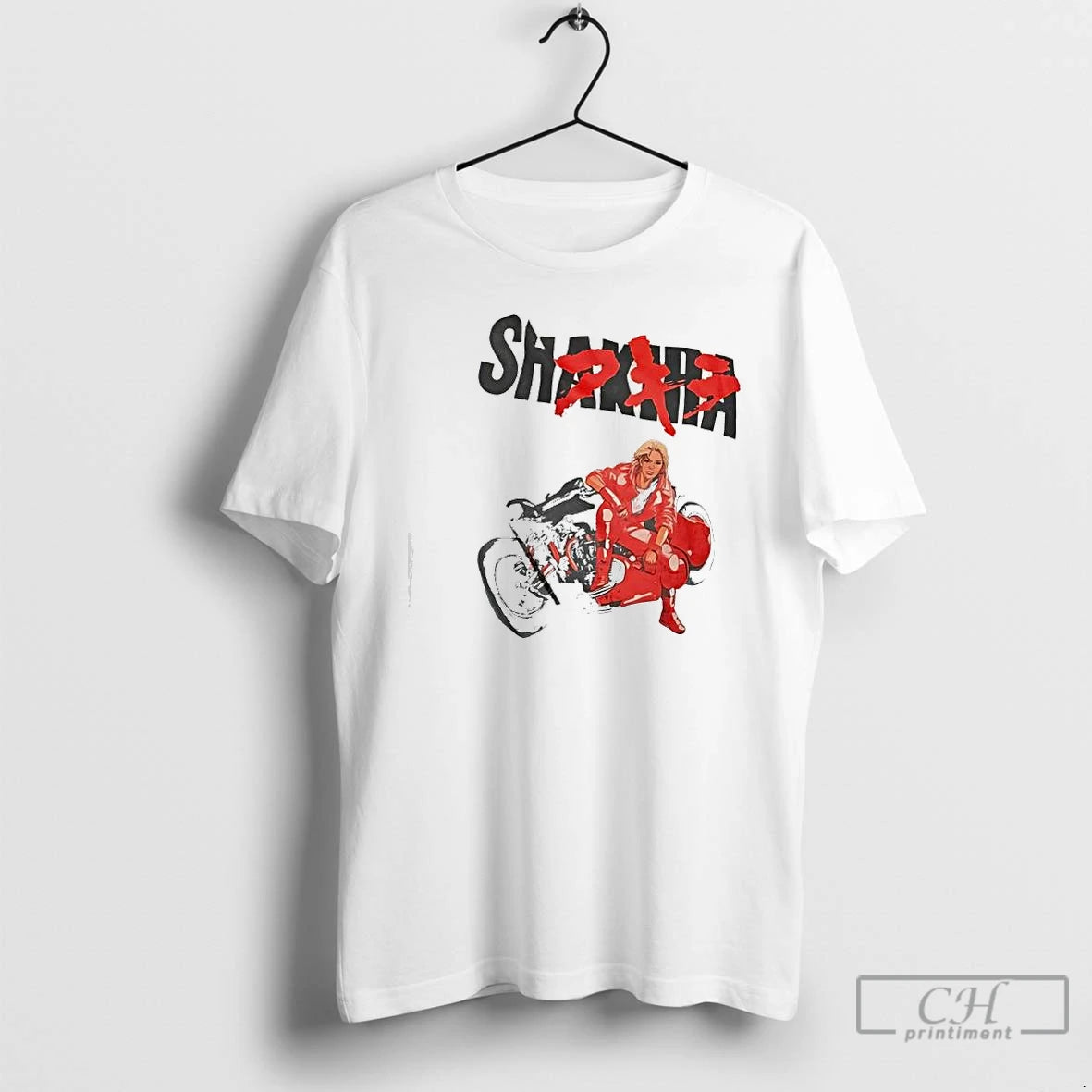 Classic Shakira Motorcycle Japanese Characters T-Shirts, Hoodie, Sweatshirt | WearSparks.com
