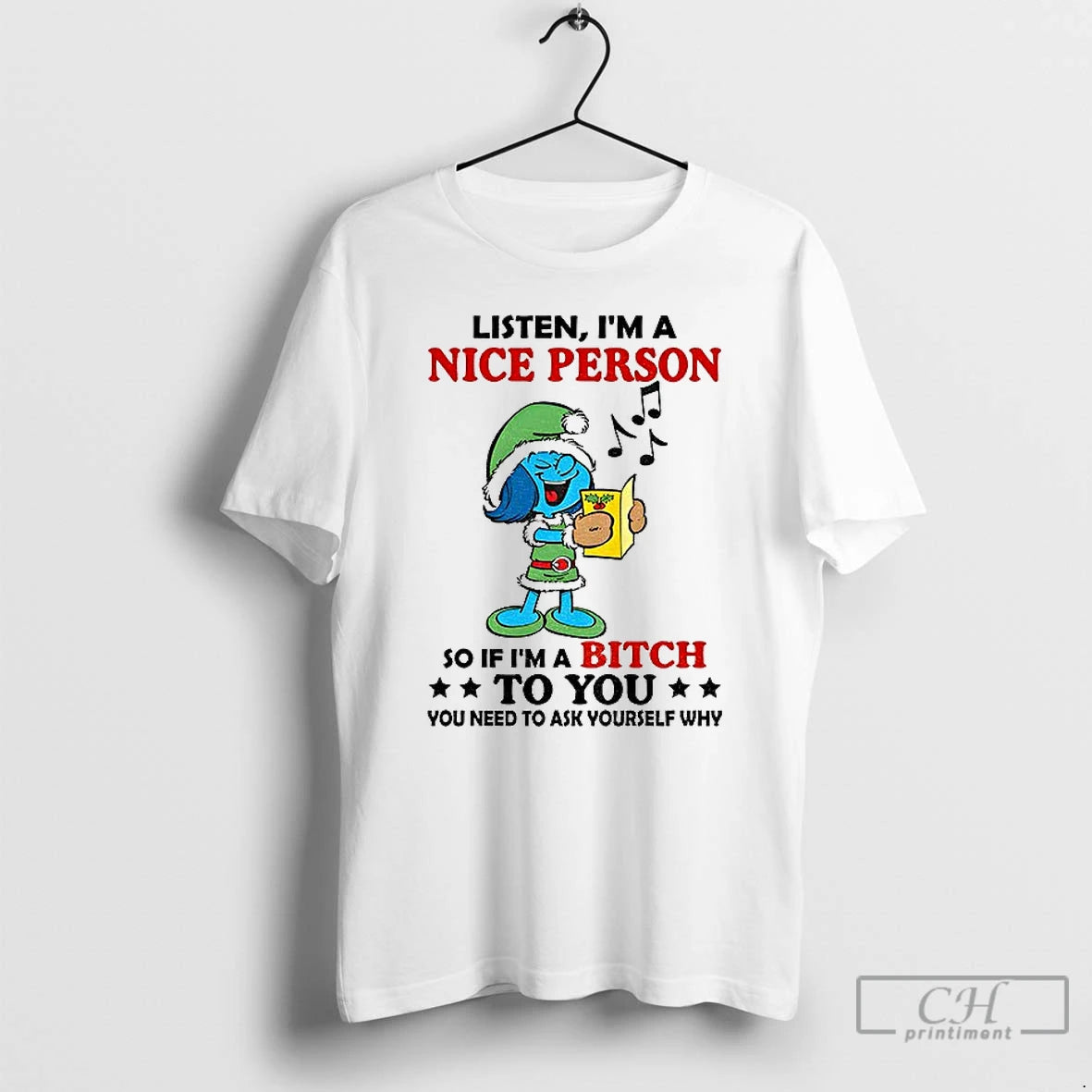 Classic Smurf Listen Im A Nice Person So If Im A Bitch To You You T-Shirts, Hoodie, Sweatshirt | WearSparks.com