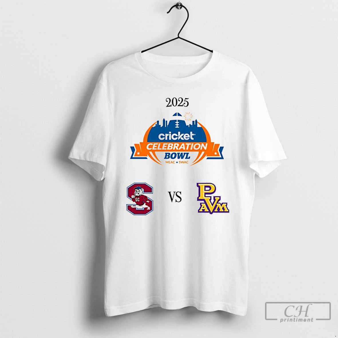 Classic South Carolina State Bulldogs Vs Prairie View Am Panthers 2025 Celebration Bowl T Shirts Hoodie, Sweatshirt