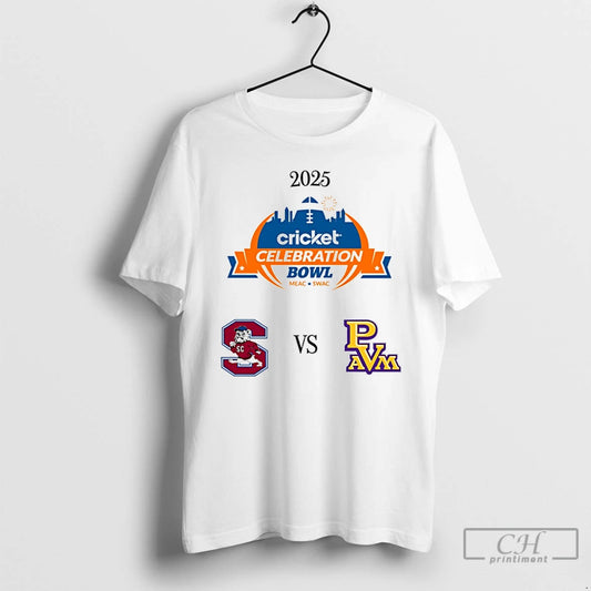 Classic South Carolina State Bulldogs Vs Prairie View Am Panthers 2025 Celebration Bowl T Shirts Hoodie, Sweatshirt