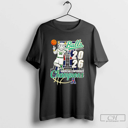 Classic South Florida Bulls American Conference Champions 2026 Mascot