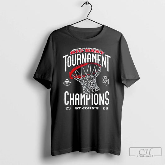 Classic St Johns University Mens Basketball Big East Tournament Champions 2026