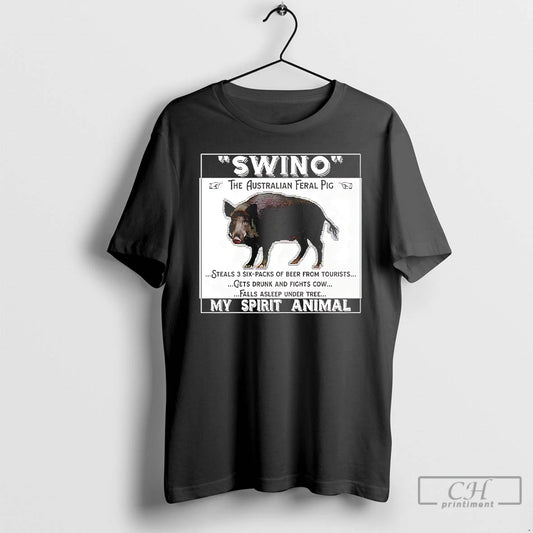 Classic Swino The Australian Feral Pig My Spirit Animal
