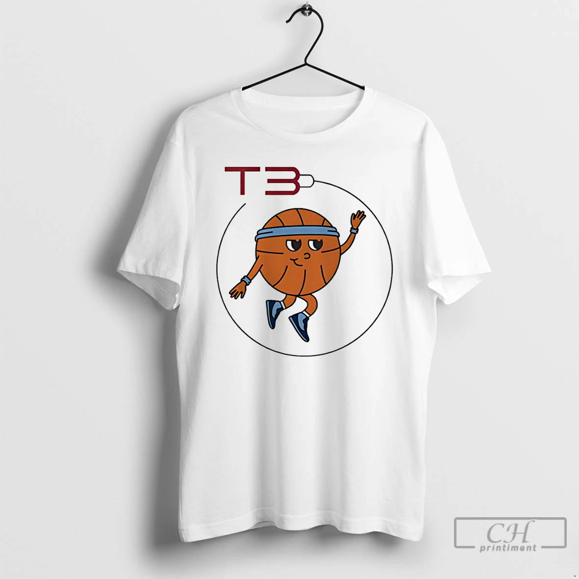 Classic T3 Basketball Logo 2026