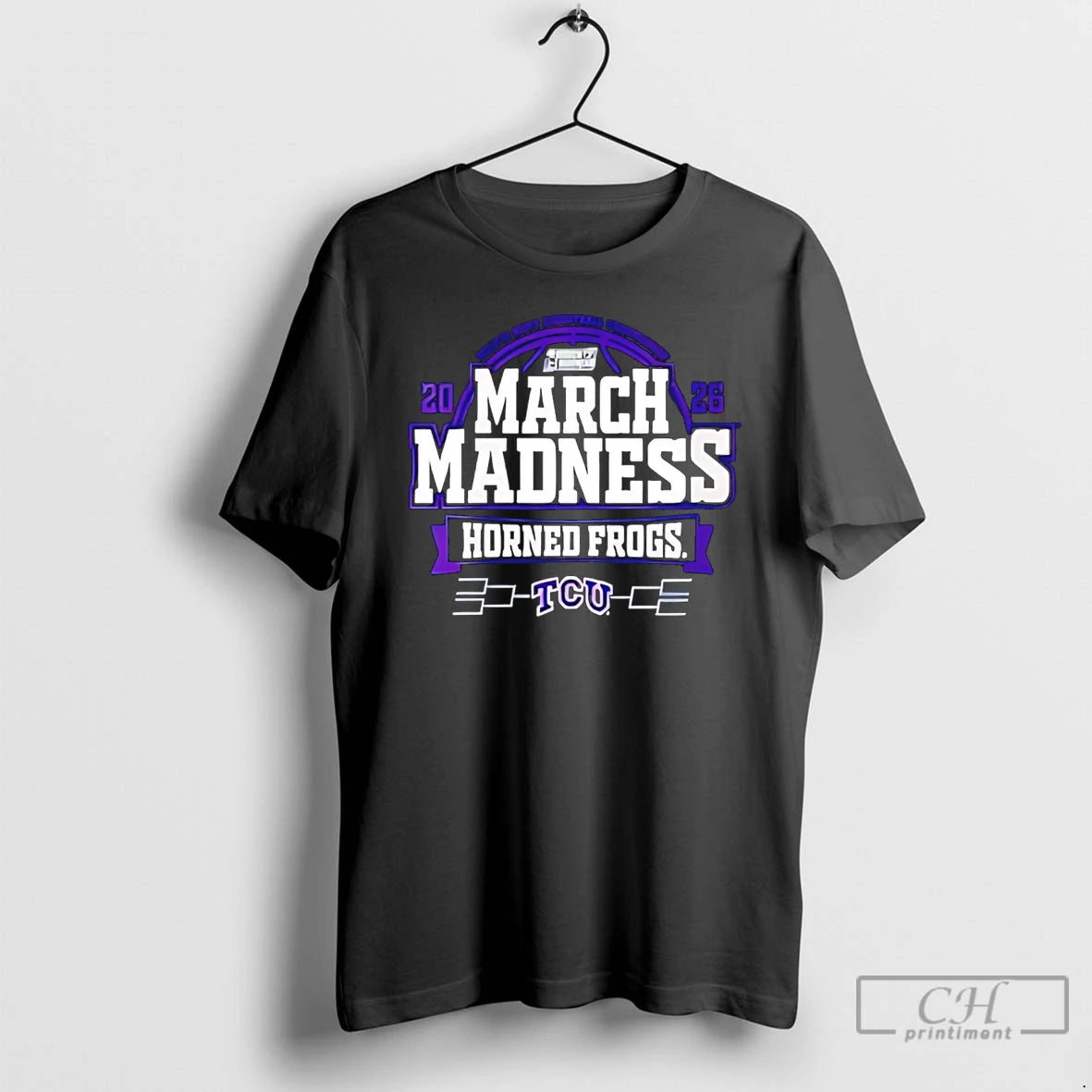 Classic Tcu Horned Frogs 2026 March Madness Mens Basketball Logo
