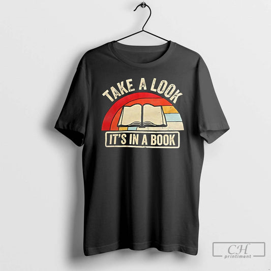 Classic Take A Look Its In A Book Vintage