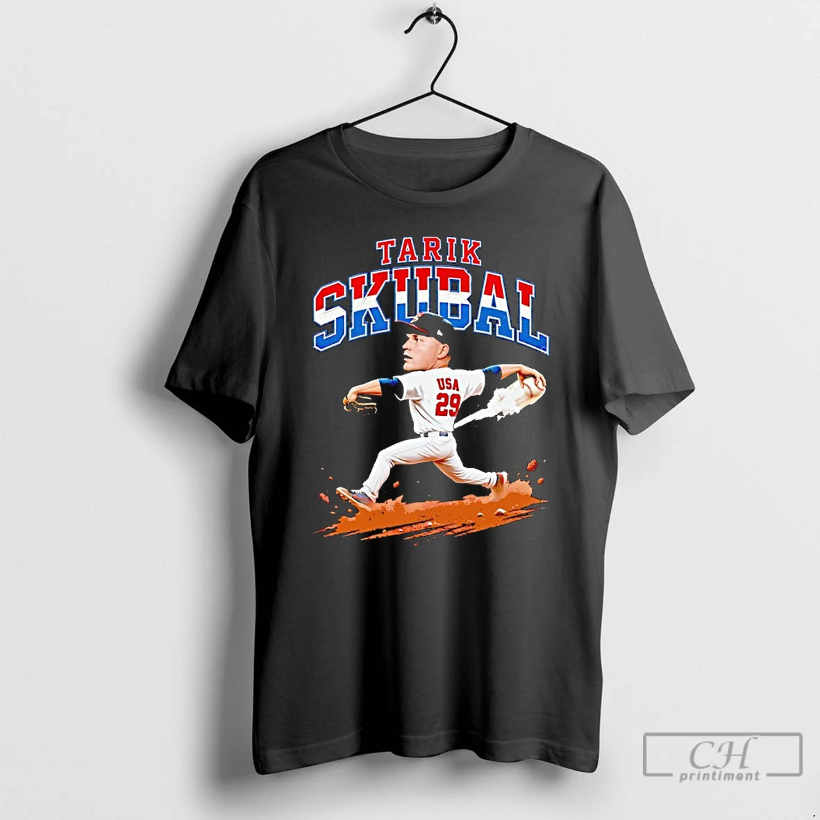 Classic Tarik Skubal Usa Baseball Classic 2026 Caricature