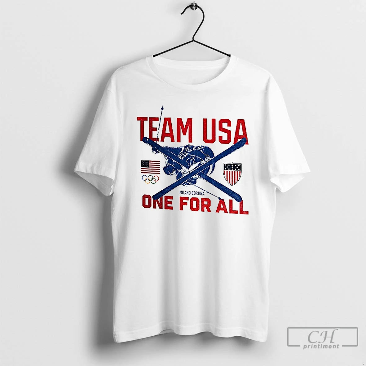 Classic Team Usa Milano Cortina One For All 2026 Olympic T-Shirts, Hoodie, Sweatshirt | WearSparks.com