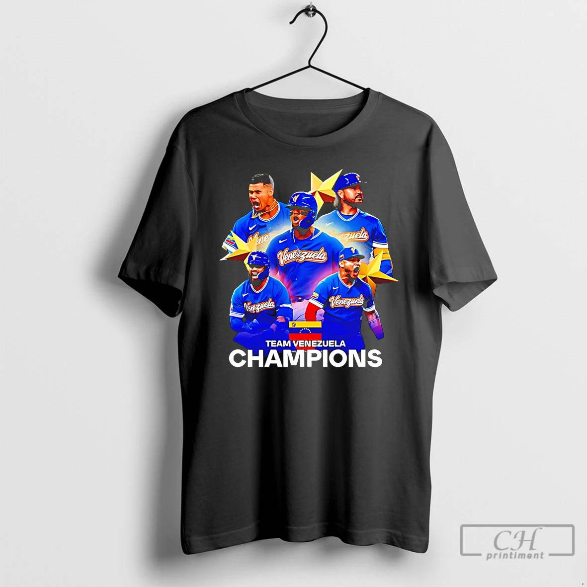 Classic Team Venezuela Baseball 2026 Wbc Champions Graphic