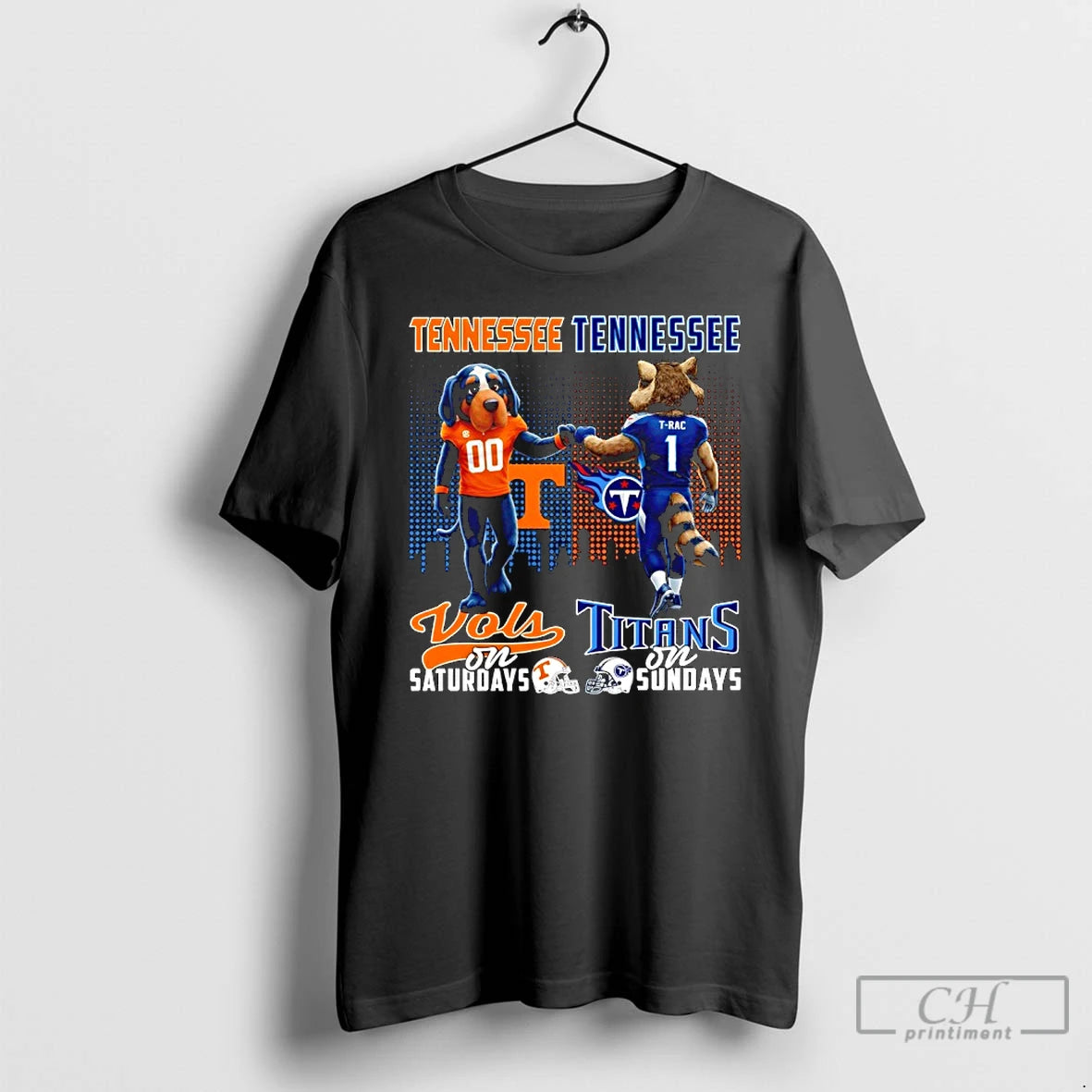 Classic Tennessee Volunteers On Saturdays X Tennessee Titans On Sundays Mascot T-Shirts, Hoodie, Sweatshirt | WearSparks.com