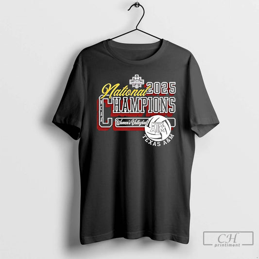 Classic Texas Am Aggies Womens Volleyball 2025 National Champions Logo T-Shirts, Hoodie, Sweatshirt | WearSparks.com