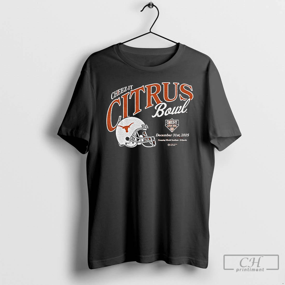 Classic Texas Longhorns Football 2025 Cheez It Citrus Bowl December 31st 2025 T Shirts Sweater Hoodie, Sweatshirt