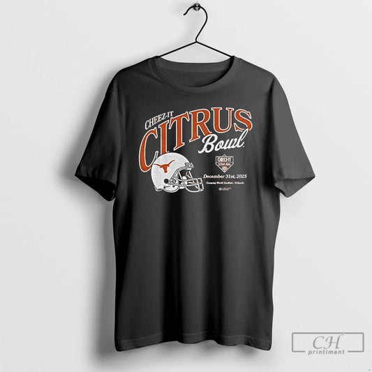 Classic Texas Longhorns Football 2025 Cheez It Citrus Bowl December 31st 2025 T Shirts Sweater Hoodie, Sweatshirt