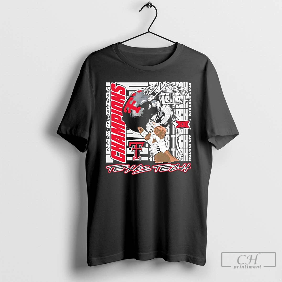 Classic Texas Tech 2025 Big 12 Conference Champions Helmet T-Shirts, Hoodie, Sweatshirt | WearSparks.com