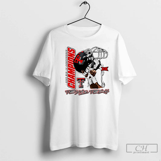 Classic Texas Tech Red Raiders 2025 Big 12 Football Champs Graphic Hand T Shirts Sweater Hoodie, Sweatshirt | WearSparks.com