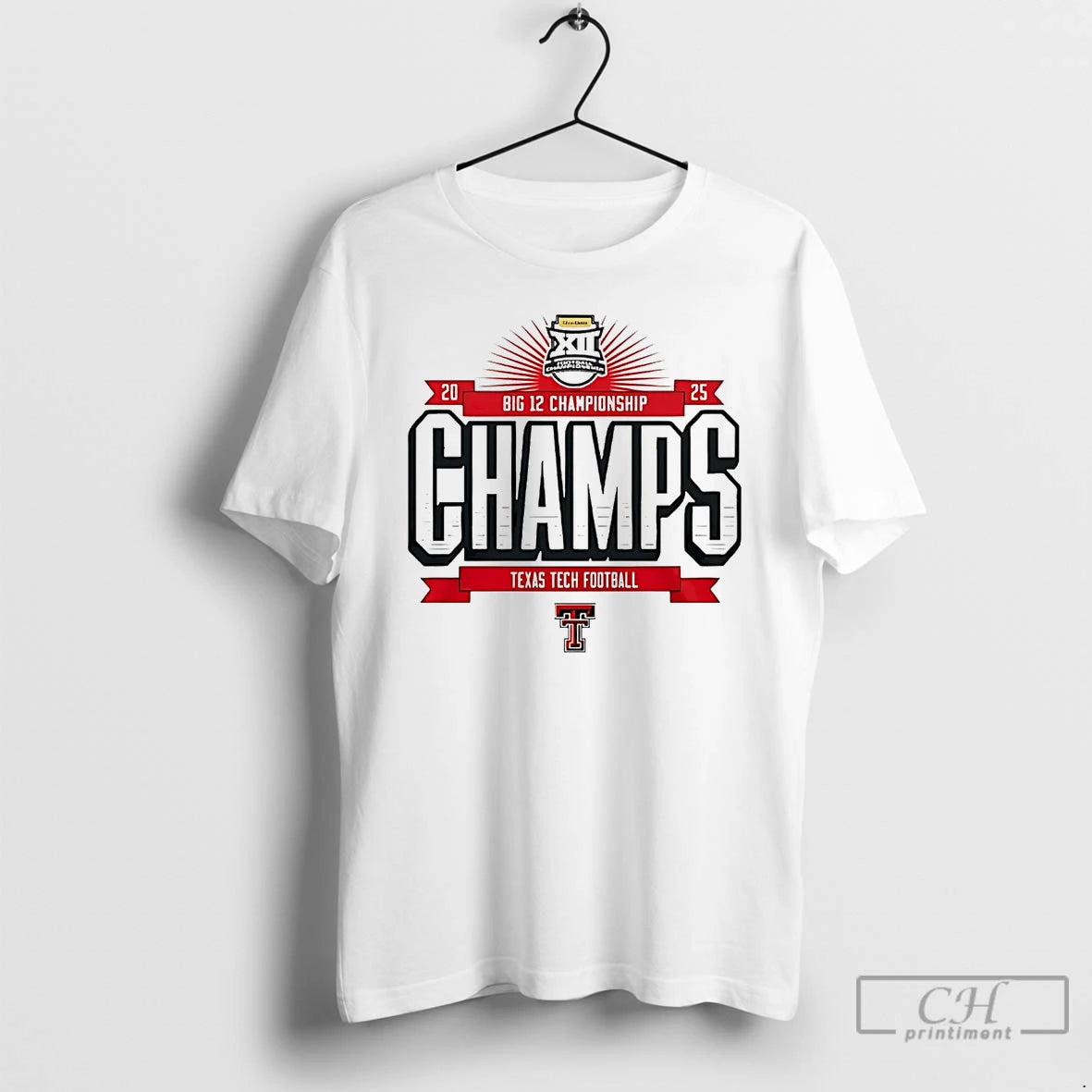 Classic Texas Tech Red Raiders 2025 Big 12 Football Champions T-Shirts, Hoodie, Sweatshirt | WearSparks.com