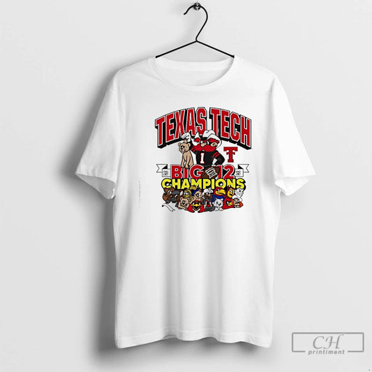 Classic Texas Tech Red Raiders Big 12 Football Champs Mascots Winner T-Shirts, Hoodie, Sweatshirt | WearSparks.com