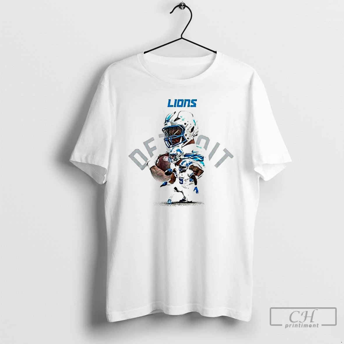 Classic Thank You David Montgomery Detroit Lions Graphic