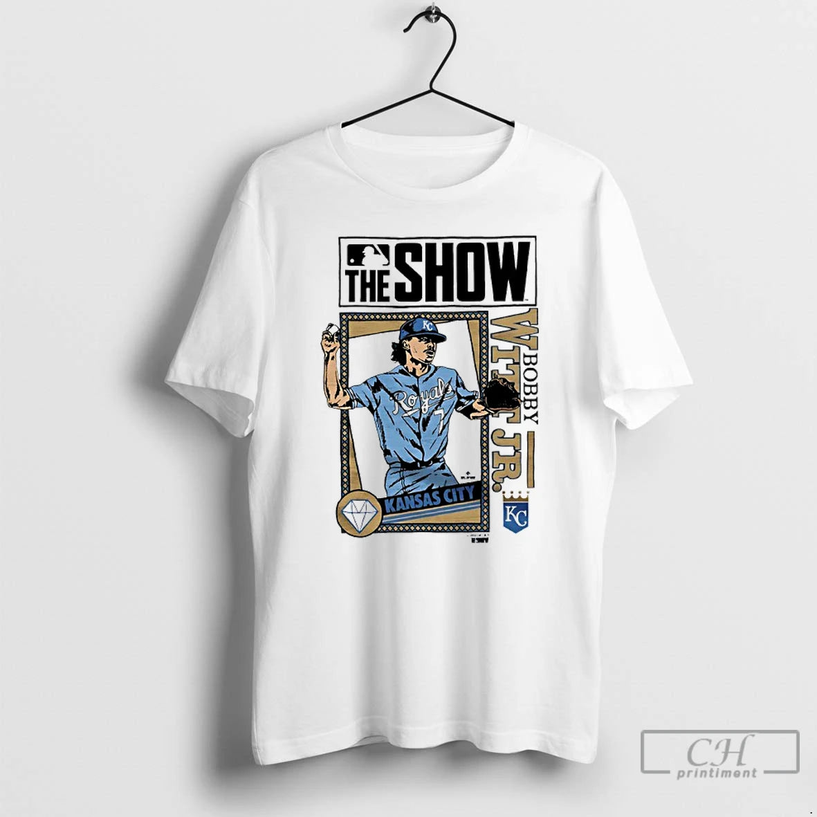 Classic The Show Bobby Witt Jr Kansas City Royals Mlb Baseball Vintage T Shirts Sweater