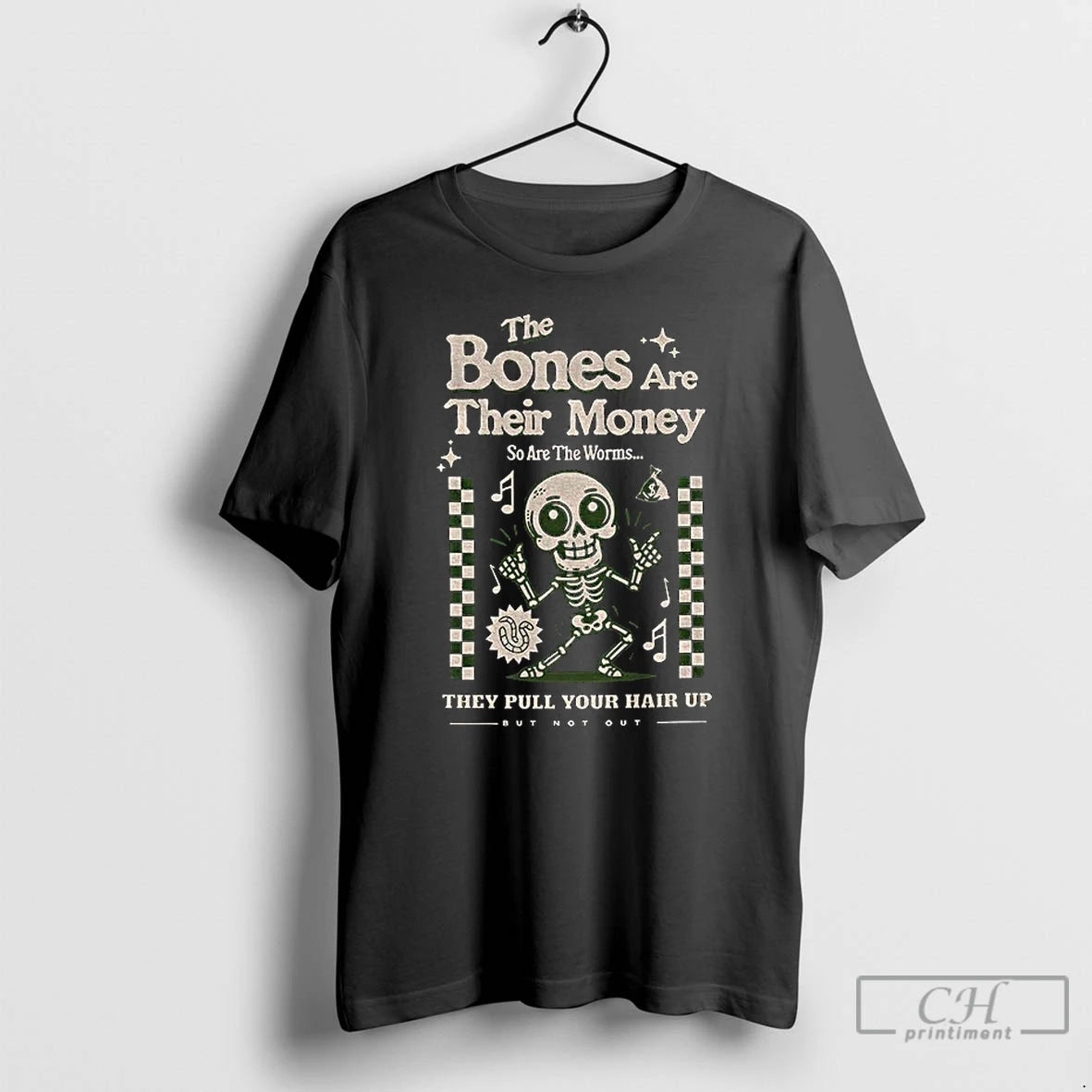 Classic The Bones Are Their Money So Are The Worms Skeleton T-Shirts, Hoodie, Sweatshirt | WearSparks.com