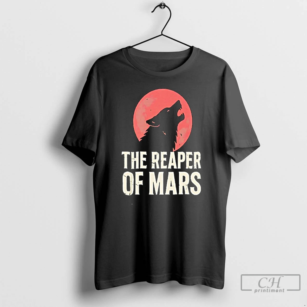 Classic The Wolf Is Howling At The Blood Moon The Reaper Of Mars T Shirts Hoodie, Sweatshirt | WearSparks.com