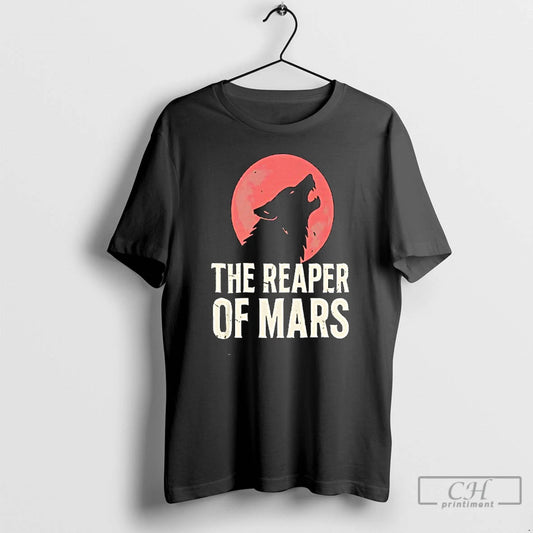 Classic The Wolf Is Howling At The Blood Moon The Reaper Of Mars T Shirts Hoodie, Sweatshirt | WearSparks.com