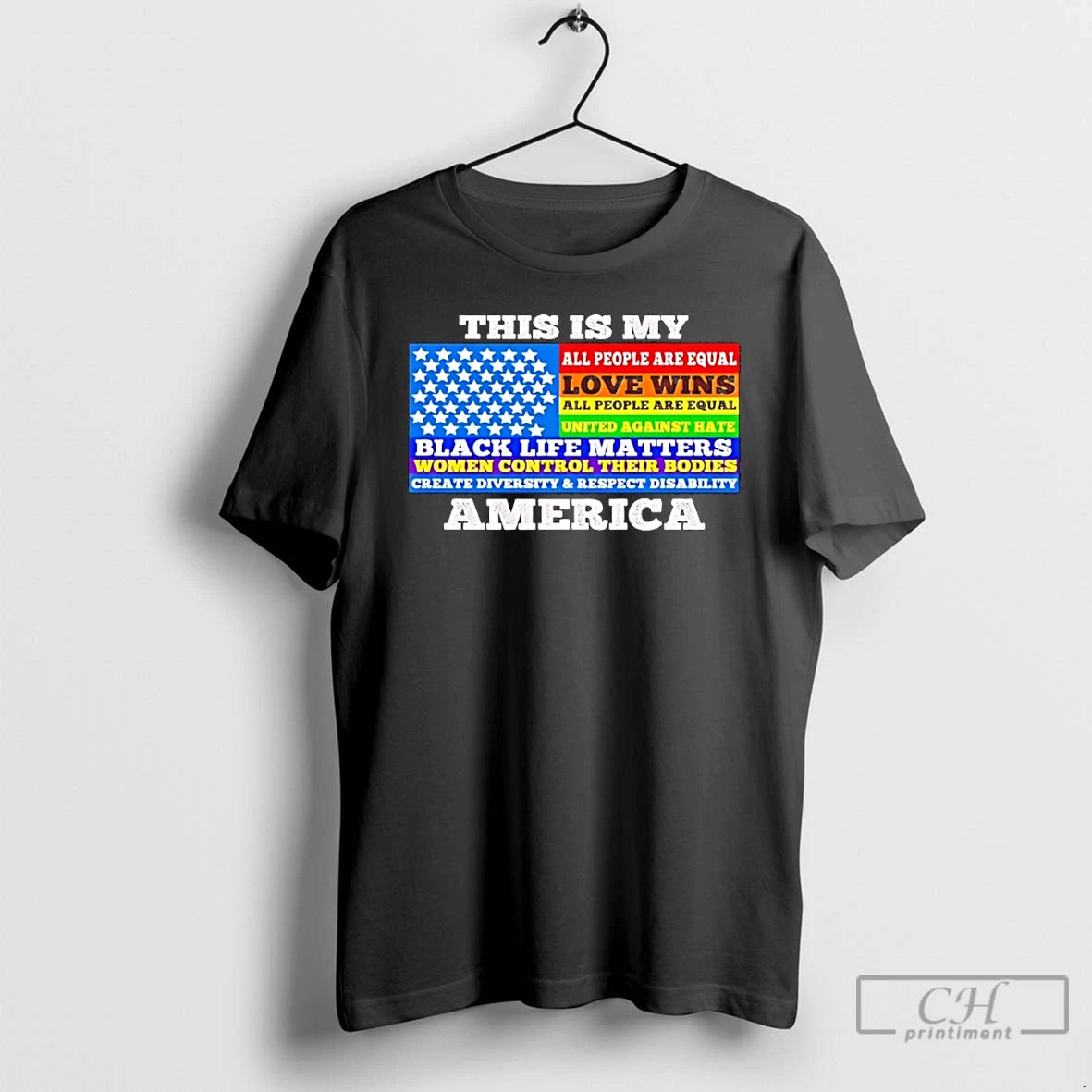 Classic This Is My America Black Life Matters T-Shirts, Hoodie, Sweatshirt | WearSparks.com