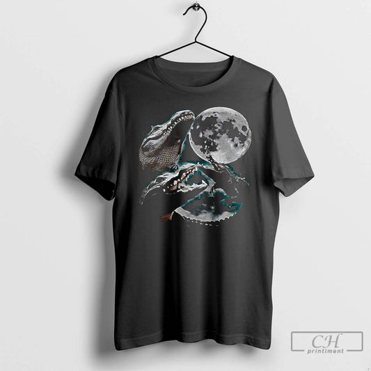 Classic Three Alligator Moon Funny Meme T-Shirts, Hoodie, Sweatshirt | WearSparks.com