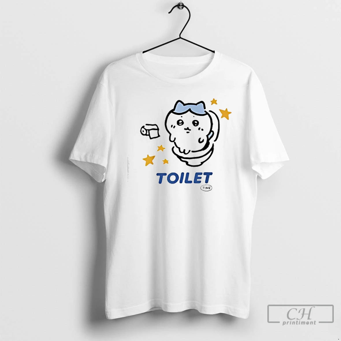 Classic Toilet Time Chikawa Meme T-Shirts, Hoodie, Sweatshirt | WearSparks.com