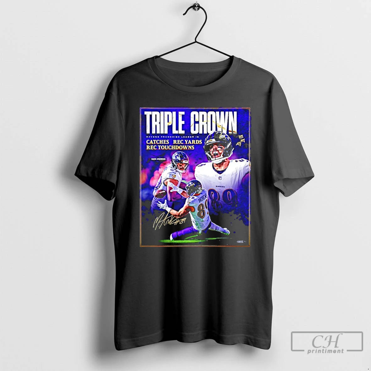Classic Triple Crown For Mark Andrews Baltimore Ravens 2025 Pro Bowl T-Shirts, Hoodie, Sweatshirt | WearSparks.com