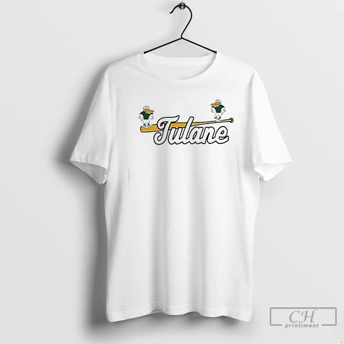 Classic Tulane Baseball Sluggerbird Mascot T-Shirts, Hoodie, Sweatshirt | WearSparks.com
